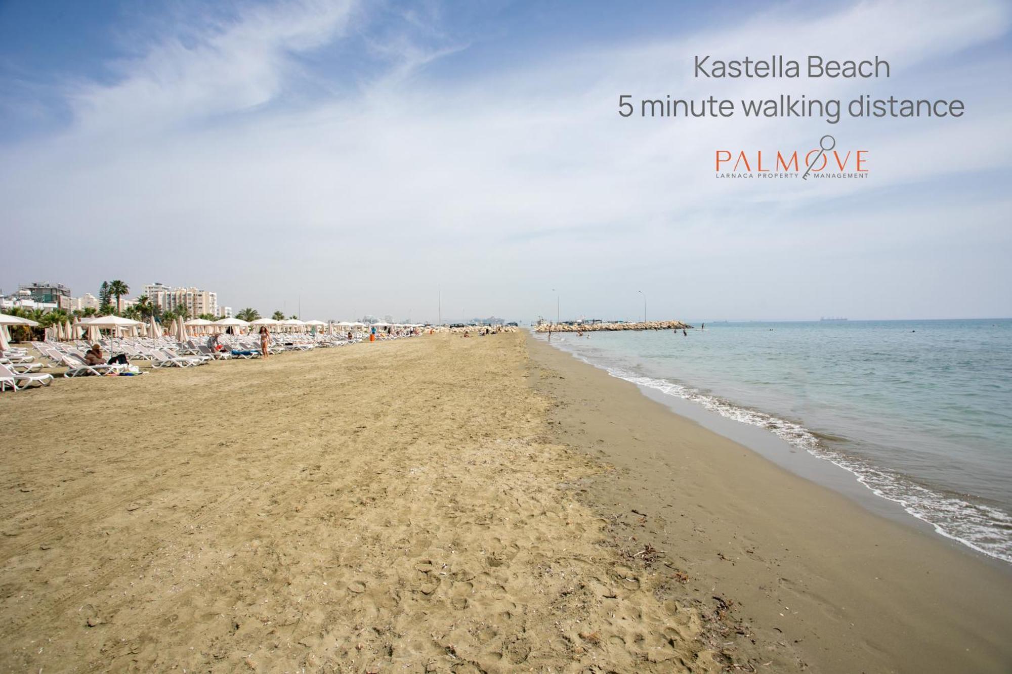 Palmove Luxurious Beachfront Apt لارنكا المظهر الخارجي الصورة